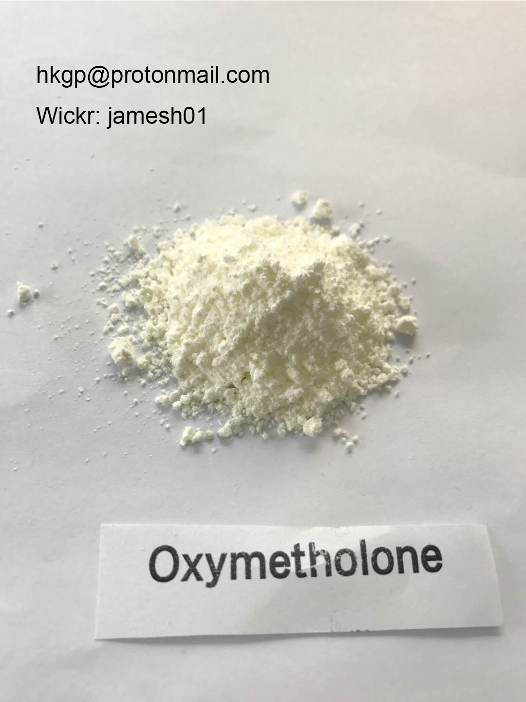 Pure oxymetholone powder